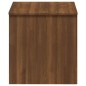 vidaXL Mesa de centro contrachapado marrón roble 102x50,5x52,5 cm