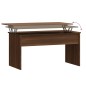 vidaXL Mesa de centro contrachapado marrón roble 102x50,5x52,5 cm