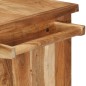vidaXL Carrito de cocina de madera maciza de acacia 80x45x91 cm vidaXL Carrito de cocina de madera maciza de acacia 80x45x91 cm