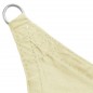 vidaXL Toldo de vela triangular tela Oxford color crema 5x5x5 m vidaXL Toldo de vela triangular tela Oxford color crema 5x5x5 m