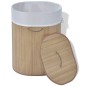 vidaXL Cesto de la ropa sucia de bambú ovalado color natural vidaXL Cesto de la ropa sucia de bambú ovalado color natural
