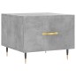vidaXL Mesa de centro 2 uds madera ingeniería gris hormigón 50x50x40cm vidaXL Mesa de centro 2 uds madera ingeniería gris hormigón 50x50x40cm