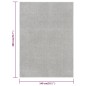 vidaXL Alfombra de pelo corto gris claro 140x200 cm vidaXL Alfombra de pelo corto gris claro 140x200 cm