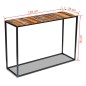 vidaXL Mesa consola de madera maciza reciclada 110x35x76 cm vidaXL Mesa consola de madera maciza reciclada 110x35x76 cm