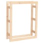 vidaXL Estante para leña madera maciza de pino 80x25x100 cm vidaXL Estante para leña madera maciza de pino 80x25x100 cm