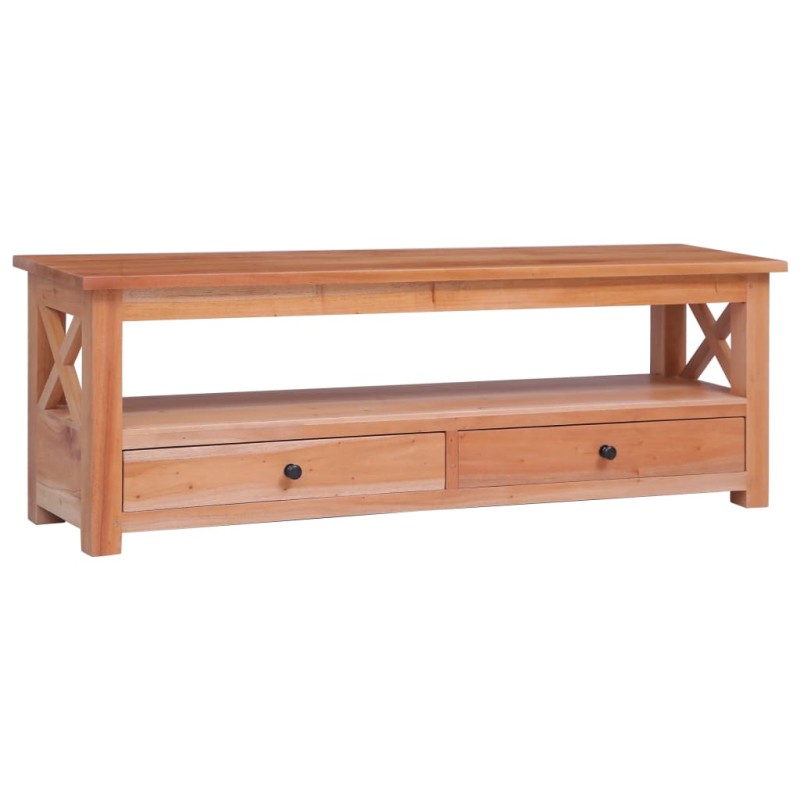 vidaXL Mueble para TV de madera maciza de caoba 120x30x40 cm vidaXL Mueble para TV de madera maciza de caoba 120x30x40 cm
