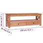 vidaXL Mueble para TV de madera maciza de caoba 120x30x40 cm vidaXL Mueble para TV de madera maciza de caoba 120x30x40 cm