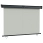 vidaXL Toldo lateral de balcón gris 145x250 cm vidaXL Toldo lateral de balcón gris 145x250 cm