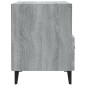 vidaXL Mesita de noche 2 unidades madera contrachapada gris Sonoma vidaXL Mesita de noche 2 unidades madera contrachapada gris Sonoma