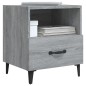 vidaXL Mesita de noche 2 unidades madera contrachapada gris Sonoma vidaXL Mesita de noche 2 unidades madera contrachapada gris Sonoma