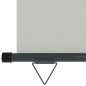 vidaXL Toldo lateral de balcón gris 145x250 cm vidaXL Toldo lateral de balcón gris 145x250 cm