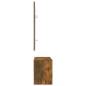 vidaXL Set de muebles de recibidor madera contrachapada roble ahumado vidaXL Set de muebles de recibidor madera contrachapada roble ahumado