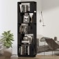 vidaXL Estantería/divisor de espacios madera pino negro 51x25x163,5 cm vidaXL Estantería/divisor de espacios madera pino negro 51x25x163,5 cm