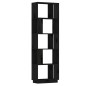 vidaXL Estantería/divisor de espacios madera pino negro 51x25x163,5 cm vidaXL Estantería/divisor de espacios madera pino negro 51x25x163,5 cm