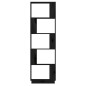 vidaXL Estantería/divisor de espacios madera pino negro 51x25x163,5 cm vidaXL Estantería/divisor de espacios madera pino negro 51x25x163,5 cm