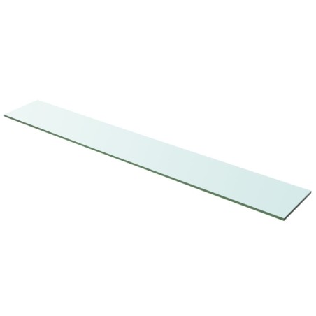 vidaXL Panel de estante vidrio claro 100x15 cm