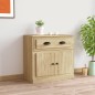 vidaXL Aparador de madera contrachapada roble Sonoma 70x35,5x67,5 cm vidaXL Aparador de madera contrachapada roble Sonoma 70x35,5x67,5 cm