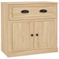 vidaXL Aparador de madera contrachapada roble Sonoma 70x35,5x67,5 cm vidaXL Aparador de madera contrachapada roble Sonoma 70x35,5x67,5 cm