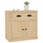 vidaXL Aparador de madera contrachapada roble Sonoma 70x35,5x67,5 cm vidaXL Aparador de madera contrachapada roble Sonoma 70x35,5x67,5 cm