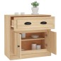 vidaXL Aparador de madera contrachapada roble Sonoma 70x35,5x67,5 cm vidaXL Aparador de madera contrachapada roble Sonoma 70x35,5x67,5 cm