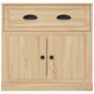 vidaXL Aparador de madera contrachapada roble Sonoma 70x35,5x67,5 cm vidaXL Aparador de madera contrachapada roble Sonoma 70x35,5x67,5 cm