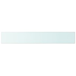 vidaXL Panel de estante vidrio claro 100x15 cm