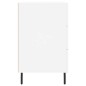 vidaXL Mesita de noche madera de ingeniería blanco 40x40x66 cm vidaXL Mesita de noche madera de ingeniería blanco 40x40x66 cm