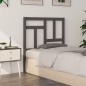 vidaXL Cabecero de cama madera maciza de pino gris 95,5x4x100 cm vidaXL Cabecero de cama madera maciza de pino gris 95,5x4x100 cm