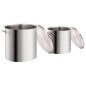 vidaXL Juego de ollas 2 piezas de acero inoxidable 71/36 L vidaXL Juego de ollas 2 piezas de acero inoxidable 71/36 L