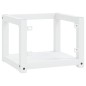 vidaXL Estructura de lavabo suspendido hierro blanco 40x38x31 cm vidaXL Estructura de lavabo suspendido hierro blanco 40x38x31 cm