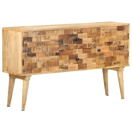 vidaXL Aparador de madera maciza de mango 120x30x70 cm