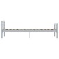 vidaXL Estructura de cama de metal gris y blanco 100x200 cm vidaXL Estructura de cama de metal gris y blanco 100x200 cm