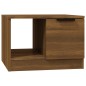 vidaXL Mesa de centro madera contrachapada roble marrón 50x50x36 cm vidaXL Mesa de centro madera contrachapada roble marrón 50x50x36 cm