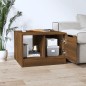 vidaXL Mesa de centro madera contrachapada roble marrón 50x50x36 cm vidaXL Mesa de centro madera contrachapada roble marrón 50x50x36 cm