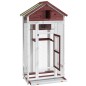 vidaXL Casita para pájaros madera maciza pino color moca 91,5x53x170cm vidaXL Casita para pájaros madera maciza pino color moca 91,5x53x170cm