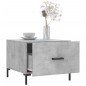 vidaXL Mesa de centro 2 uds madera ingeniería gris hormigón 50x50x40cm vidaXL Mesa de centro 2 uds madera ingeniería gris hormigón 50x50x40cm