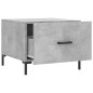 vidaXL Mesa de centro 2 uds madera ingeniería gris hormigón 50x50x40cm vidaXL Mesa de centro 2 uds madera ingeniería gris hormigón 50x50x40cm
