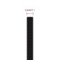 vidaXL Cuerda de trabajo poliéster negro 5 mm 50 m vidaXL Cuerda de trabajo poliéster negro 5 mm 50 m