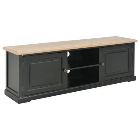 vidaXL Mueble para el televisor de madera negro 120x30x40 cm