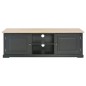vidaXL Mueble para el televisor de madera negro 120x30x40 cm vidaXL Mueble para el televisor de madera negro 120x30x40 cm