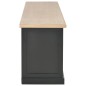 vidaXL Mueble para el televisor de madera negro 120x30x40 cm vidaXL Mueble para el televisor de madera negro 120x30x40 cm