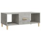 vidaXL Mesa de centro madera contrachapada gris hormigón 102x50x40 cm vidaXL Mesa de centro madera contrachapada gris hormigón 102x50x40 cm