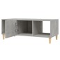 vidaXL Mesa de centro madera contrachapada gris hormigón 102x50x40 cm vidaXL Mesa de centro madera contrachapada gris hormigón 102x50x40 cm