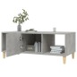 vidaXL Mesa de centro madera contrachapada gris hormigón 102x50x40 cm vidaXL Mesa de centro madera contrachapada gris hormigón 102x50x40 cm