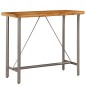 vidaXL Mesa de bar de madera maciza de teca reciclada 120x58x106 cm vidaXL Mesa de bar de madera maciza de teca reciclada 120x58x106 cm