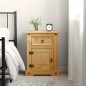 vidaXL Mesita de noche Corona Range pino mexicano 53x39x66 cm vidaXL Mesita de noche Corona Range pino mexicano 53x39x66 cm