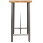 vidaXL Mesa de bar de madera maciza de teca reciclada 120x58x106 cm vidaXL Mesa de bar de madera maciza de teca reciclada 120x58x106 cm