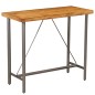 vidaXL Mesa de bar de madera maciza de teca reciclada 120x58x106 cm vidaXL Mesa de bar de madera maciza de teca reciclada 120x58x106 cm