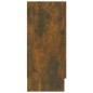 vidaXL Vitrina madera contrachapada roble ahumado 120x30,5x70 cm vidaXL Vitrina madera contrachapada roble ahumado 120x30,5x70 cm