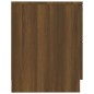 vidaXL Mesita de noche madera contrachapada color roble marrón vidaXL Mesita de noche madera contrachapada color roble marrón